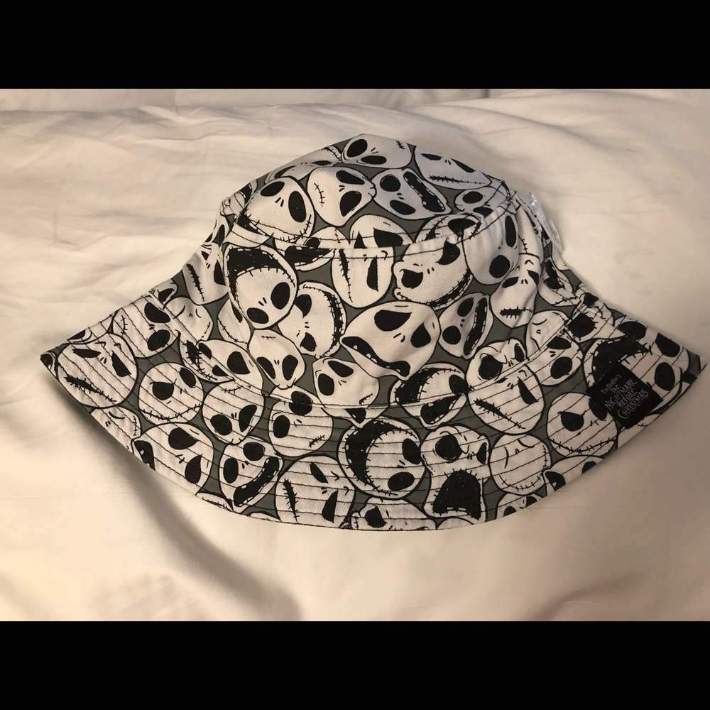NEW Disney Parks Nightmare Before Christmas Jack Skellington Bucket Hat‎ Adult